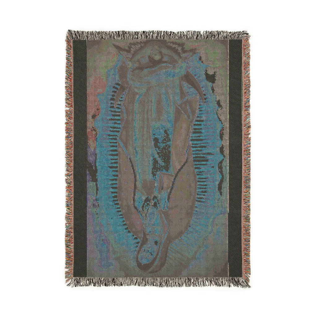 Our Lady of Guadalupe Woven Throw Blanket – Religious Decorative Prayer Blanket