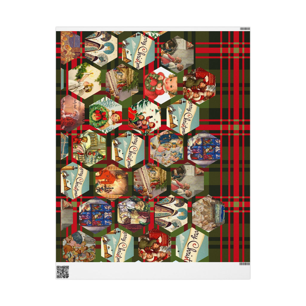 Classic Christmas Hexagon Wrapping Papers