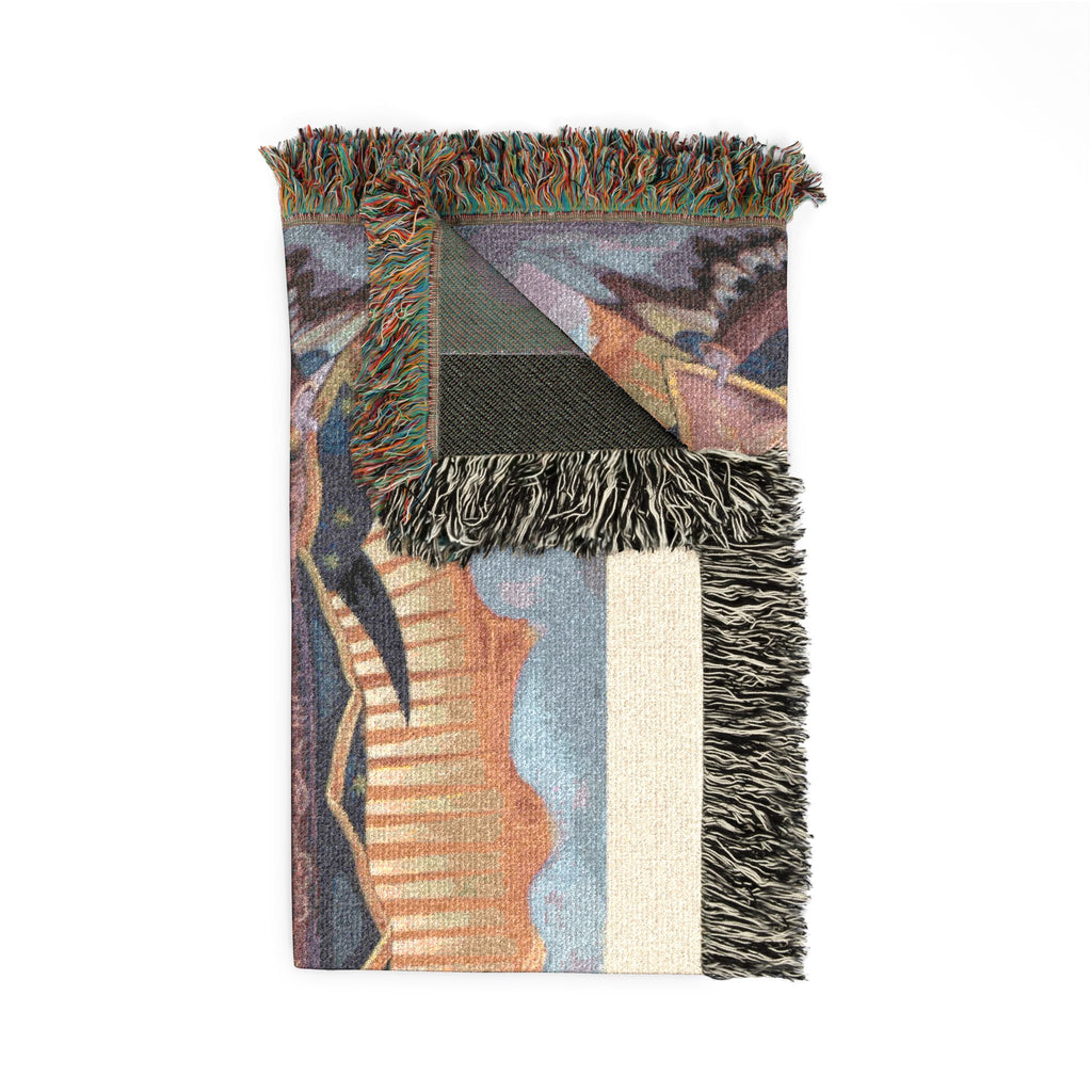 Our Lady of Guadalupe Woven Throw Blanket – Religious Decorative Prayer Blanket
