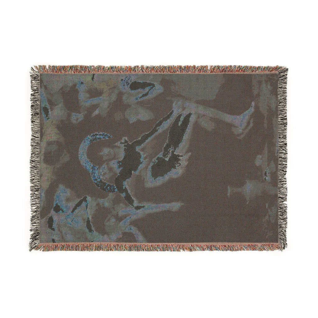 Vintage Woven Blanket — Our Lady of Sorrows Tapestry Throw