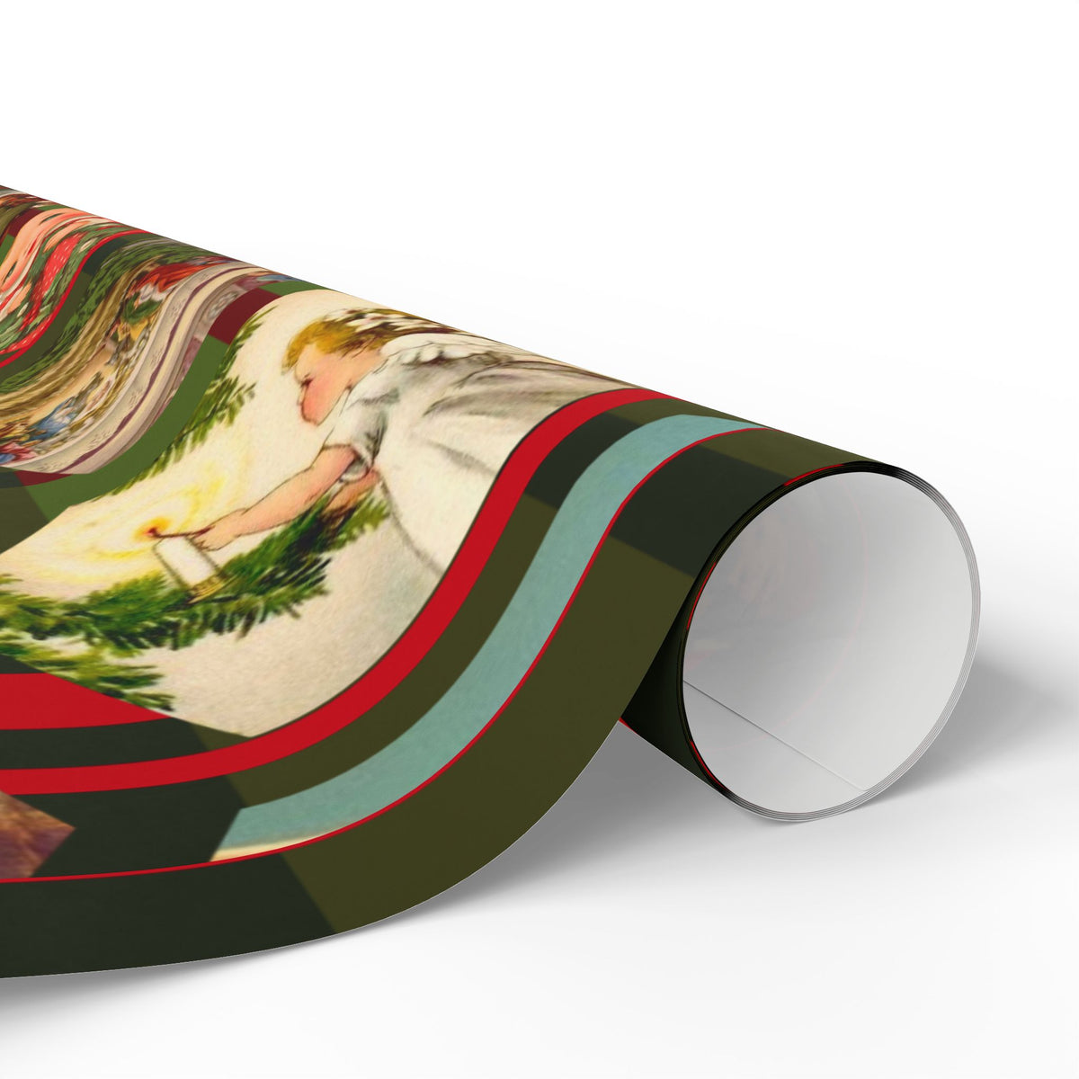 Classic Christmas Hexagon Wrapping Papers