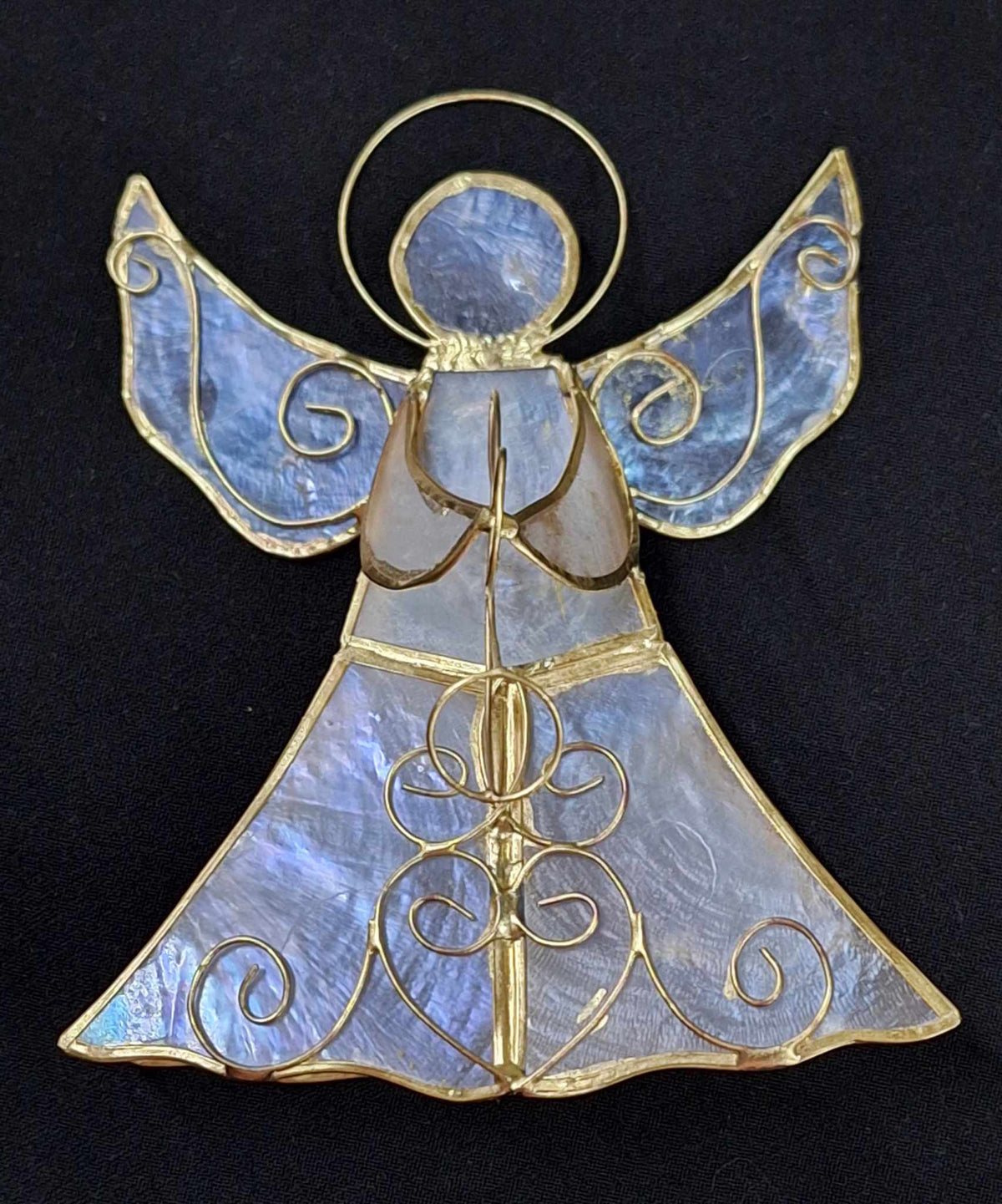 Capiz Angels Ornaments - Natural Handmade Ornament