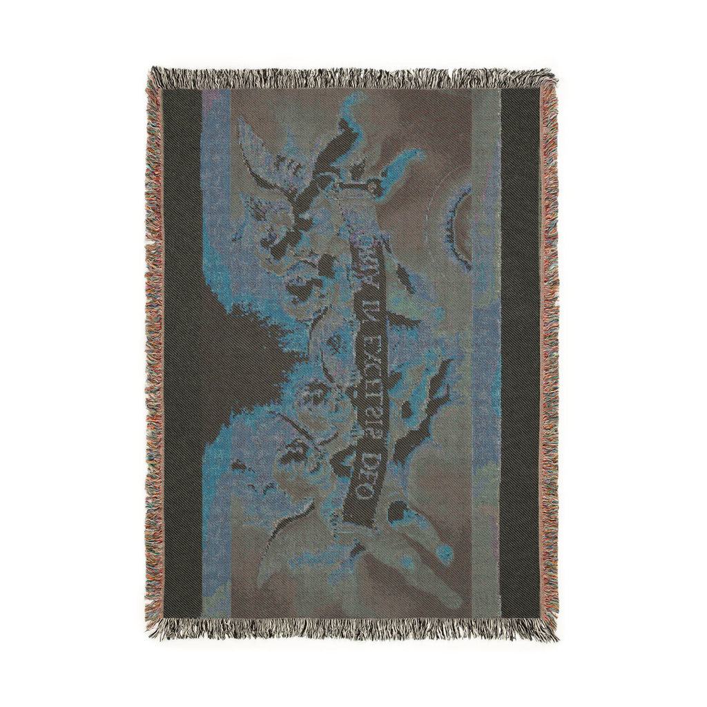 Angelic Cherubs Woven Blanket – Classic Baroque Tapestry Throw
