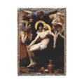 Vintage Woven Blanket — Our Lady of Sorrows Tapestry Throw
