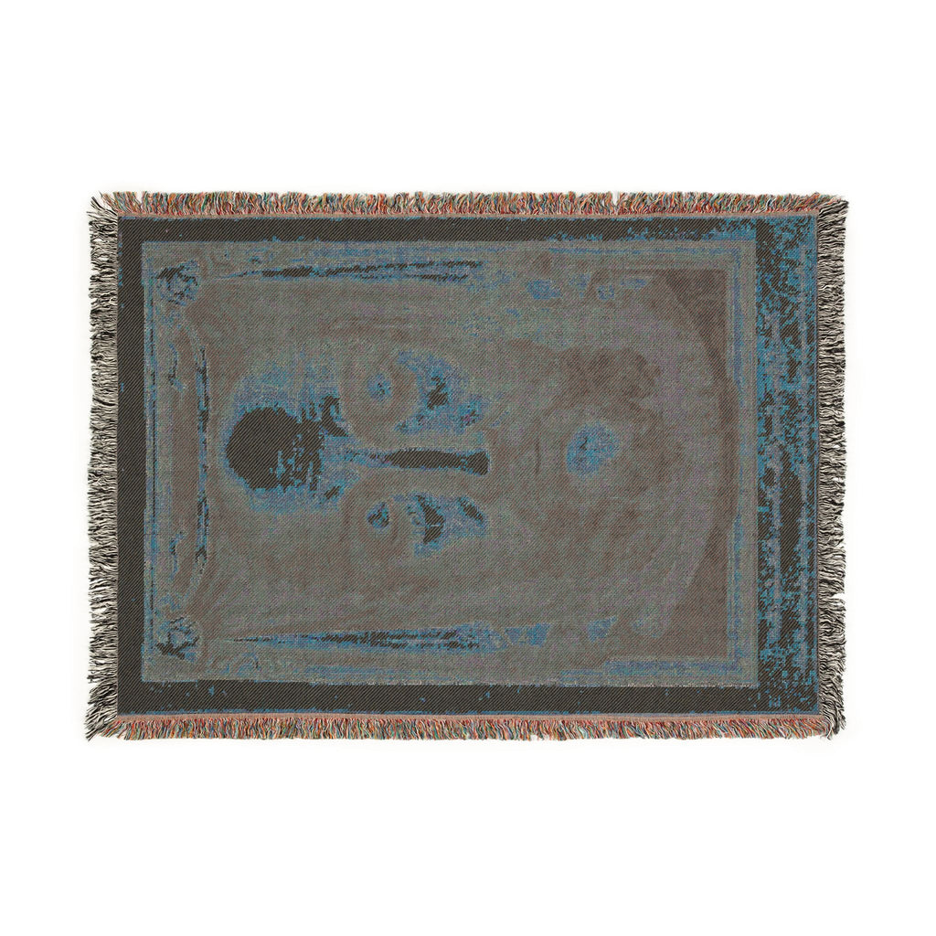 Religious Icon Woven Blanket — Holy Face of Jesus Christ Tapestry Throw
