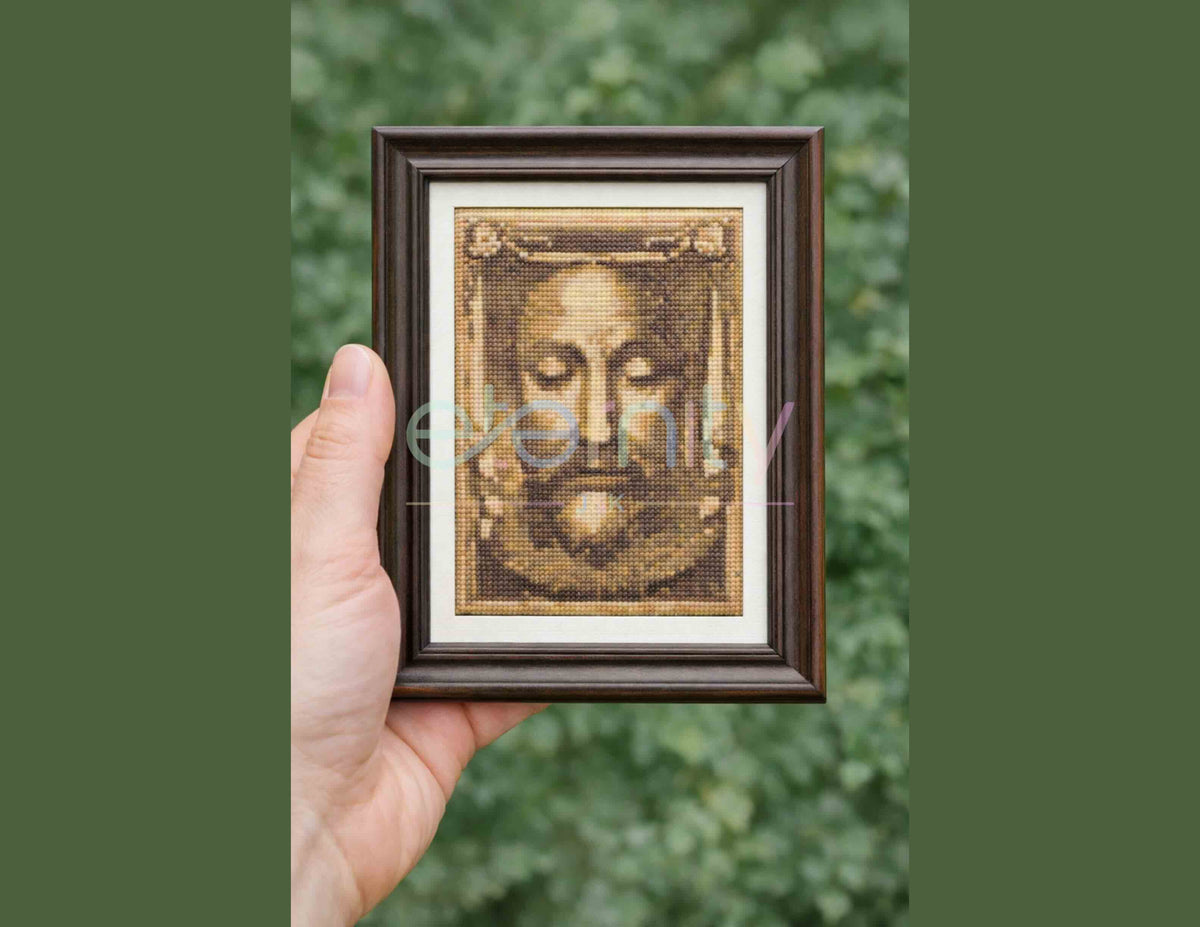 Holy Face of Jesus - Cross Stitch Pattern ( Digital Download Only)